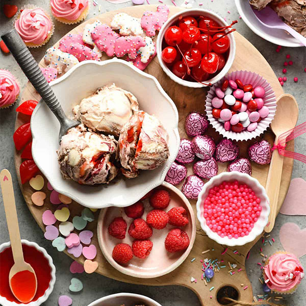 table of candy and sweets
